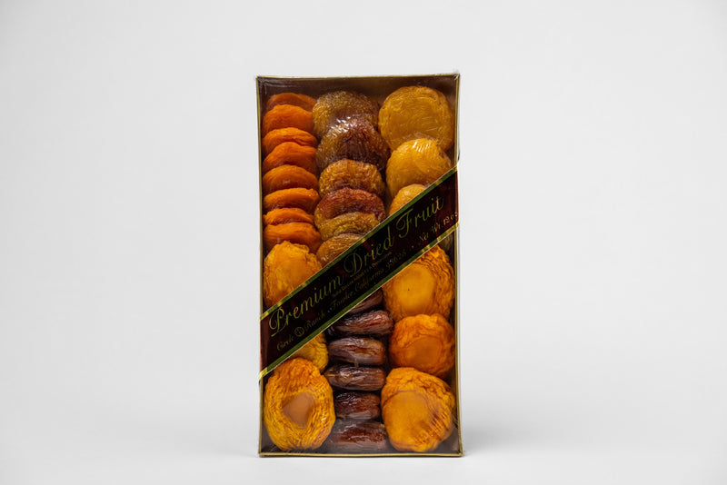 Dried Fruit Assortment Gold Tray
