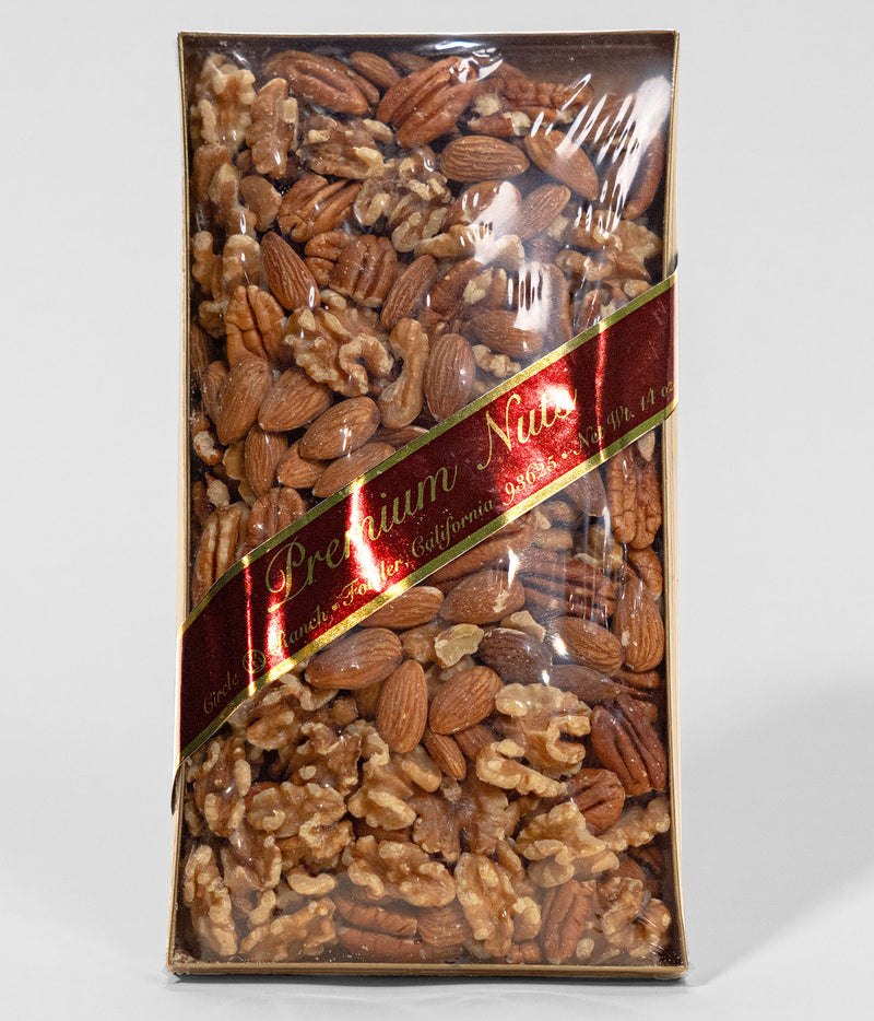 Walnuts, Almonds, & Pecans Gold Tray