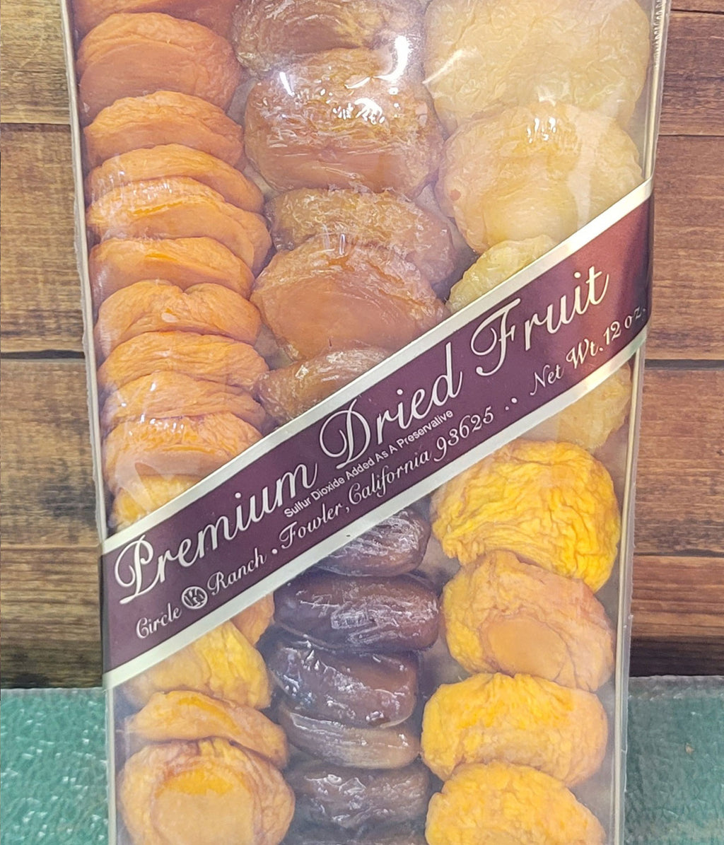 Dried Fruit Assortment Gold Tray
